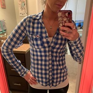 Hollister flannel button up.